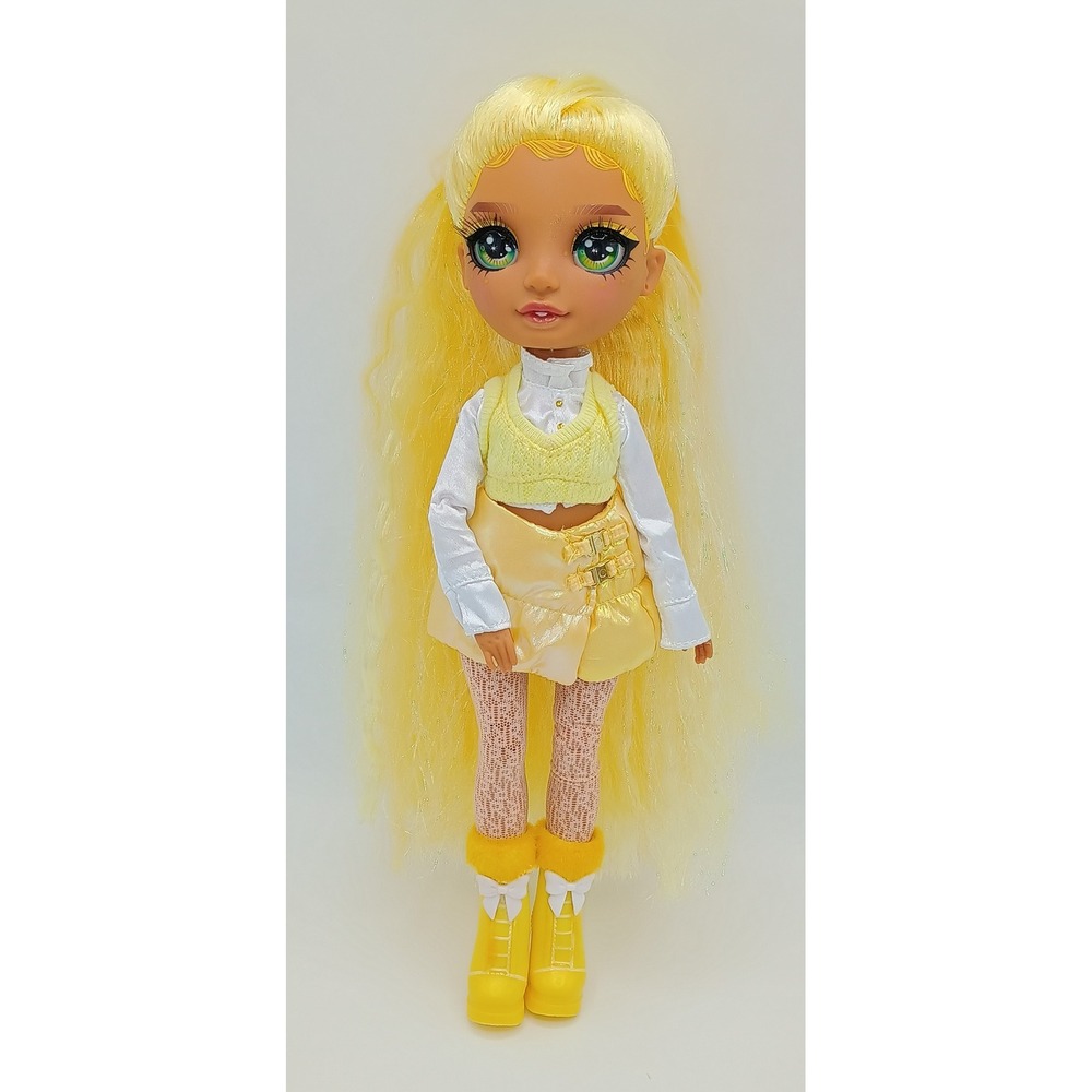 11" Rainbow High Sunny Yellow Hair Doll w/Outfit 7